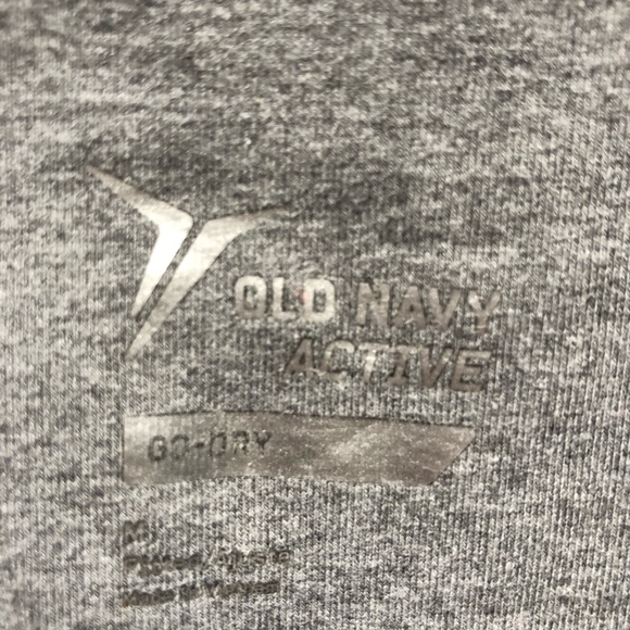 Old Navy fitted gray leggings with lattice hem. - Picture 6 of 6